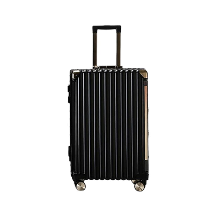 Luggage District Aluminum Frame Premium Carry-on Small Bag 20inch, Black