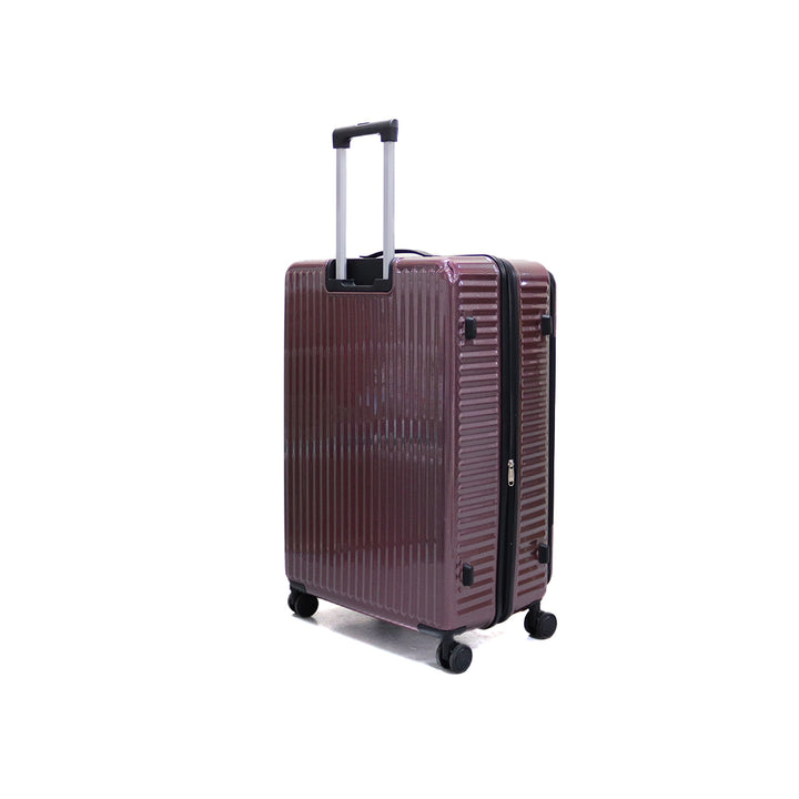 Luggage District Skybird Premium Large 28-inch Checked Expandable Luggage, Bordeaux