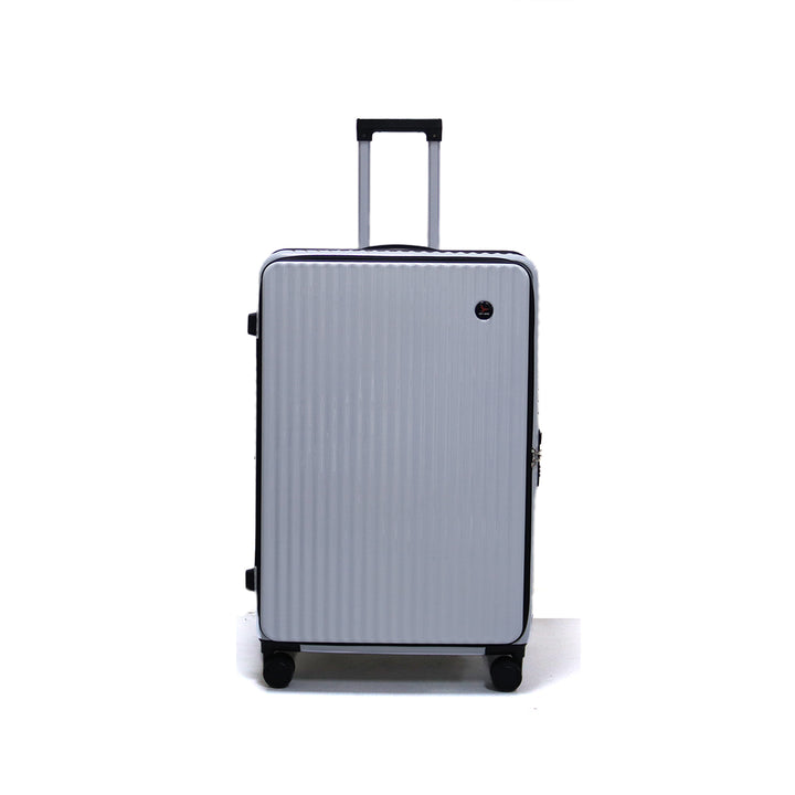 Luggage District Skybird Premium Large 28-inch Checked Expandable Luggage, White