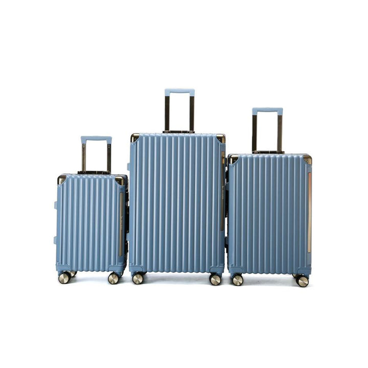 LD Premium Aluminum Frame Carry-on Luggage - Light Blue