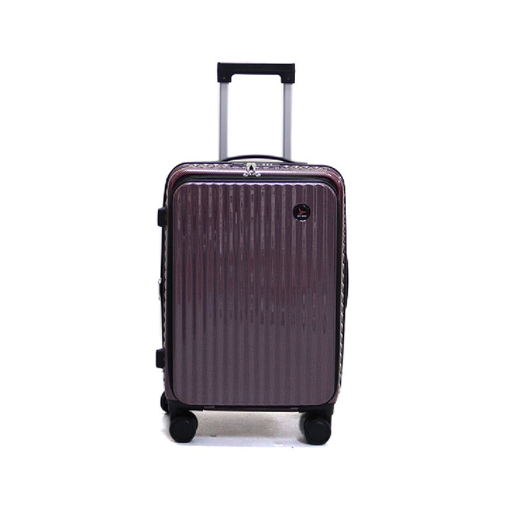 Luggage District Skybird Premium Small 20-inch Carry-On Expandable Luggage, Bordeaux