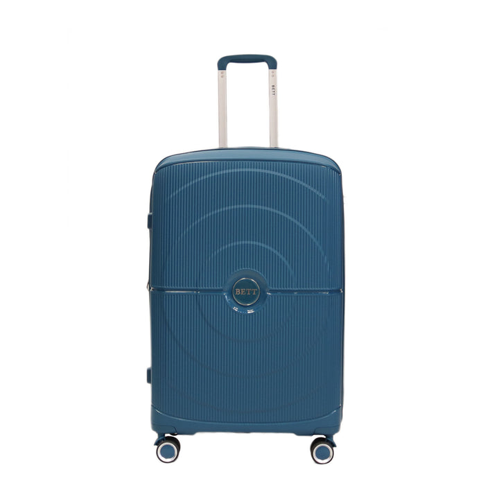 Luggage District Bett 1-Piece Medium Size 24-inch PP Hardside Expandable Suitcase, Cyan