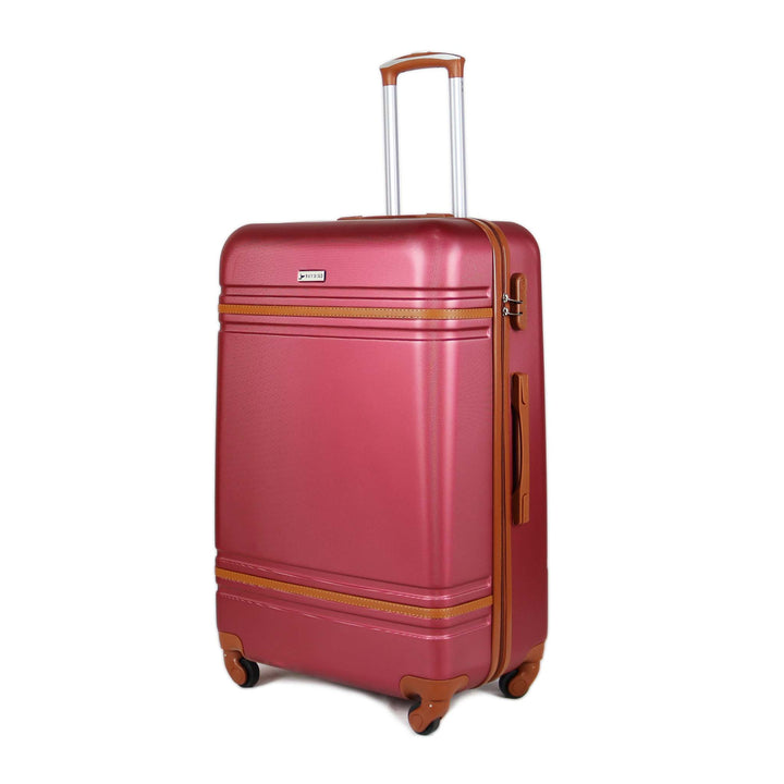 Sky Bird Lines ABS Luggage Trolley Checked-in Medium Bag 24inch, Red