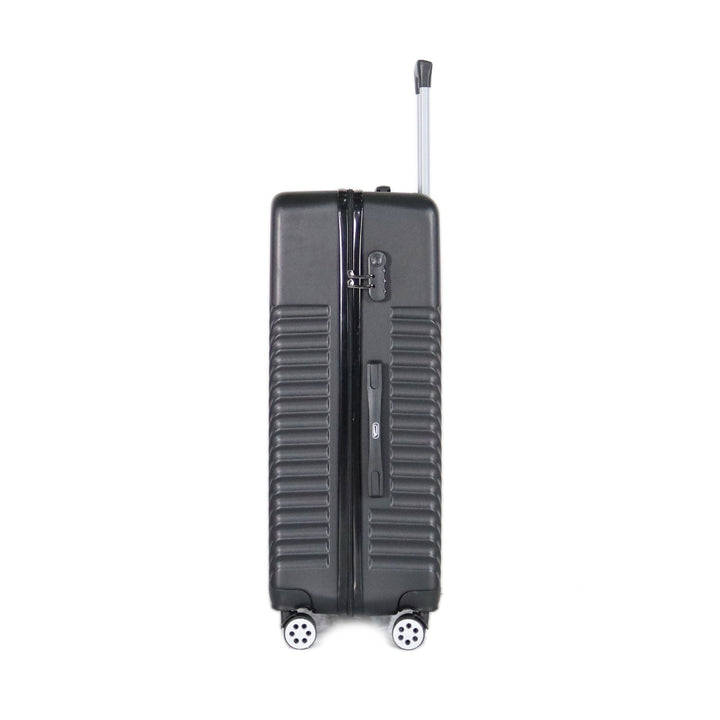 Yinton Essential Hard ABS Luggage Trolley Bag Large Size 28" inch, Black