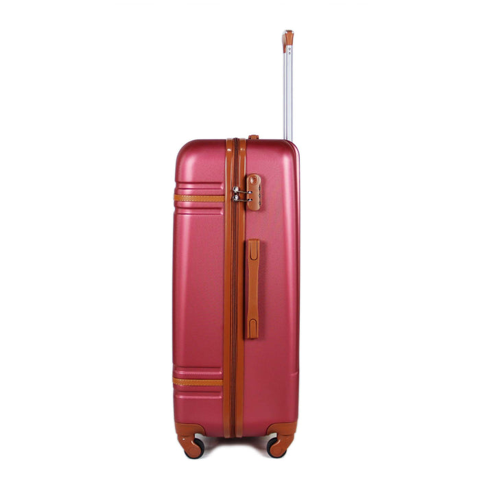 Sky Bird Lines ABS Luggage Trolley Checked-in Large Bag 28inch, Red