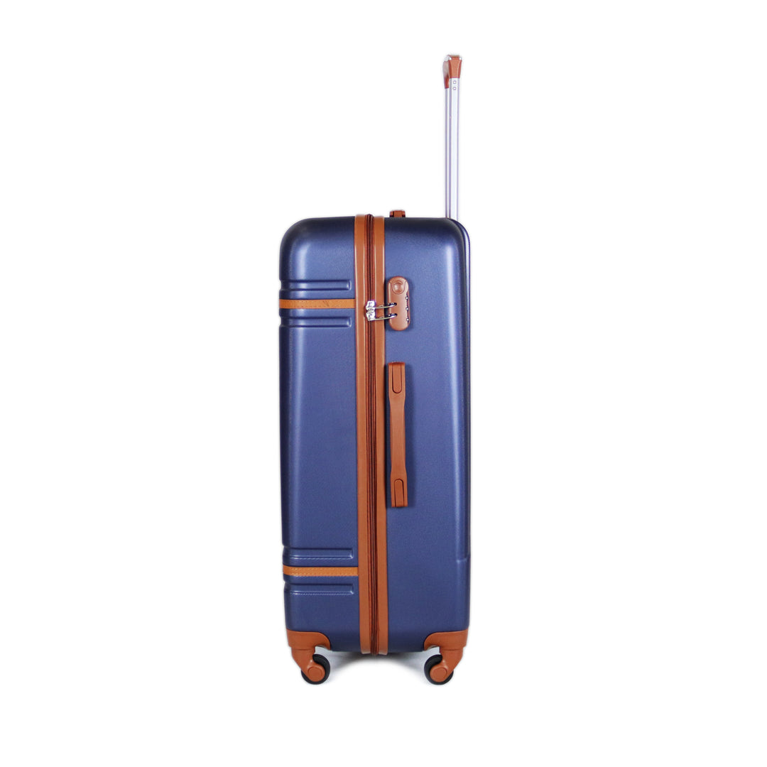 Sky Bird Lines ABS Luggage Trolley Checked-in Large Bag 28inch, Blue