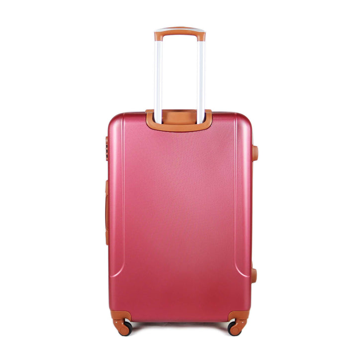 Sky Bird Lines ABS Luggage Trolley Carry-on Small Bag 20inch, Red