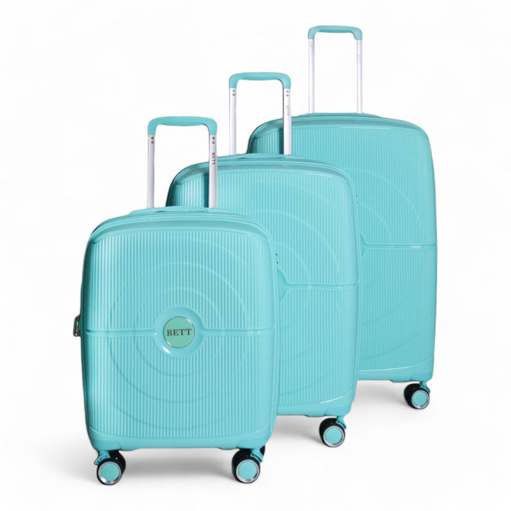 Luggage District Bett 3-Piece Set PP Hardside Expandable Suitcase, Mint