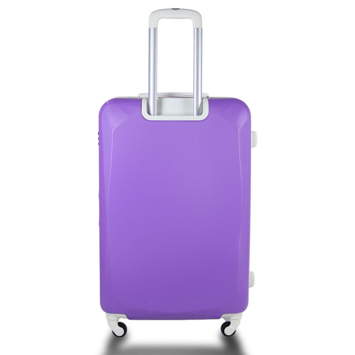 Sky Bird Flat ABS Luggage Trolley Bag 1 Piece Medium Size 24" inch, Purple