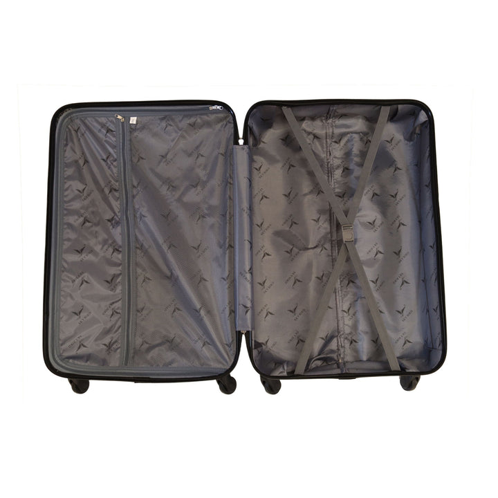 Sky Bird Traveler 4-Piece ABS Luggage Trolley Set Rose Gold