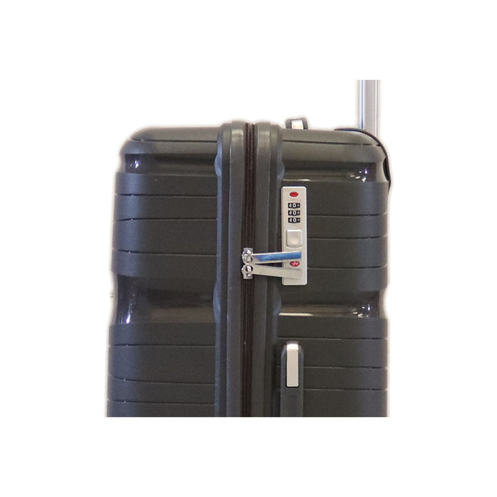 Sky Bird Solid PP Luggage Trolley Bag With TSA Lock Checked-in Size 28 Inch Dark Grey