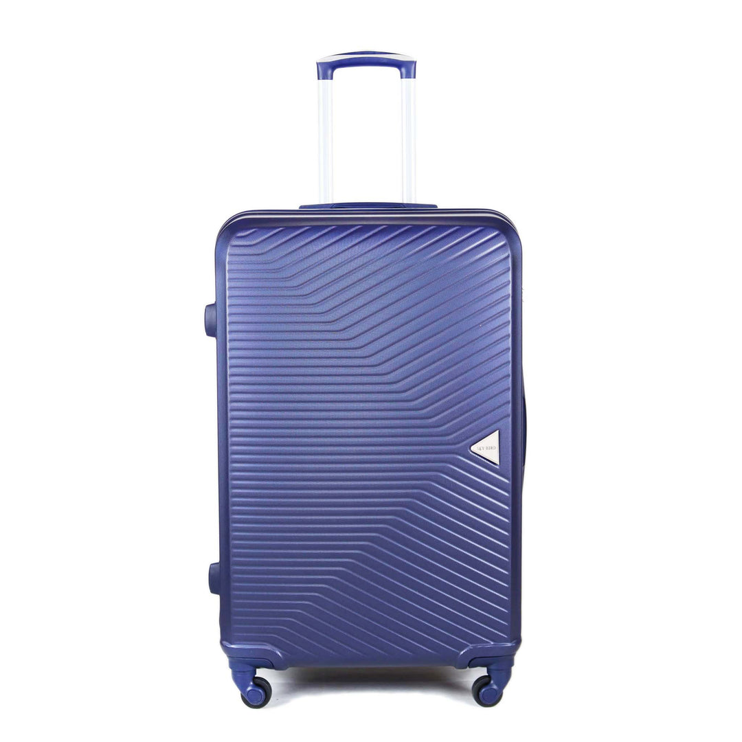 Sky Bird Elegant ABS Luggage Trolley Checked-in Medium Bag 24inch, Navy Blue