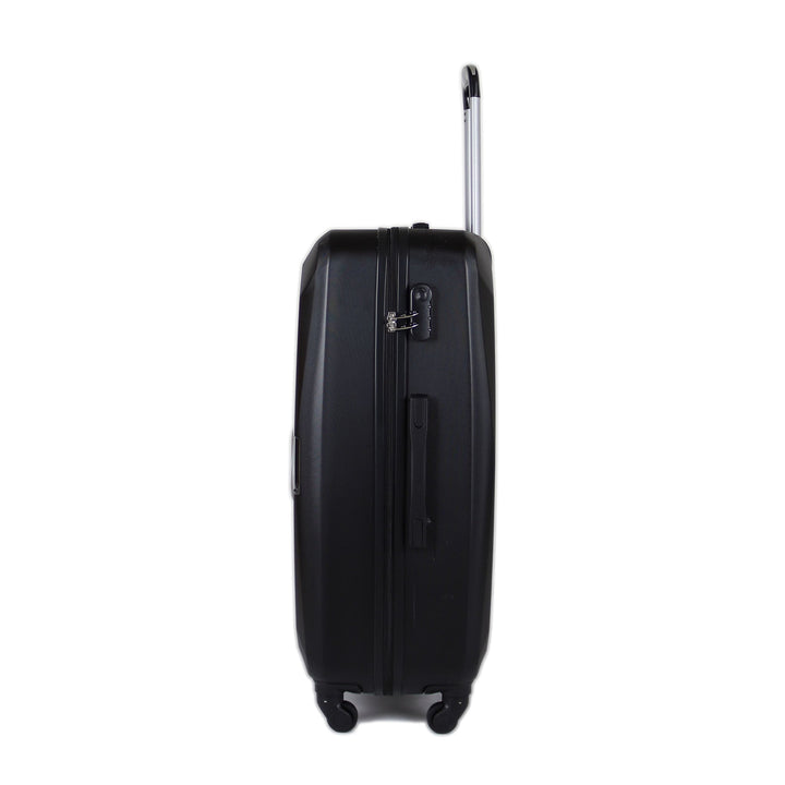 Sky Bird Flat ABS Luggage Trolley Bag 1 Piece Small Size 20" inch, Black