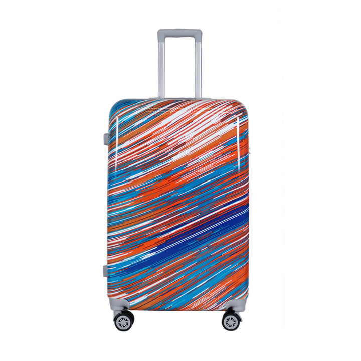 Sky Bird Multicolor ABS Luggage Trolley Checked-in Medium Bag 24inch