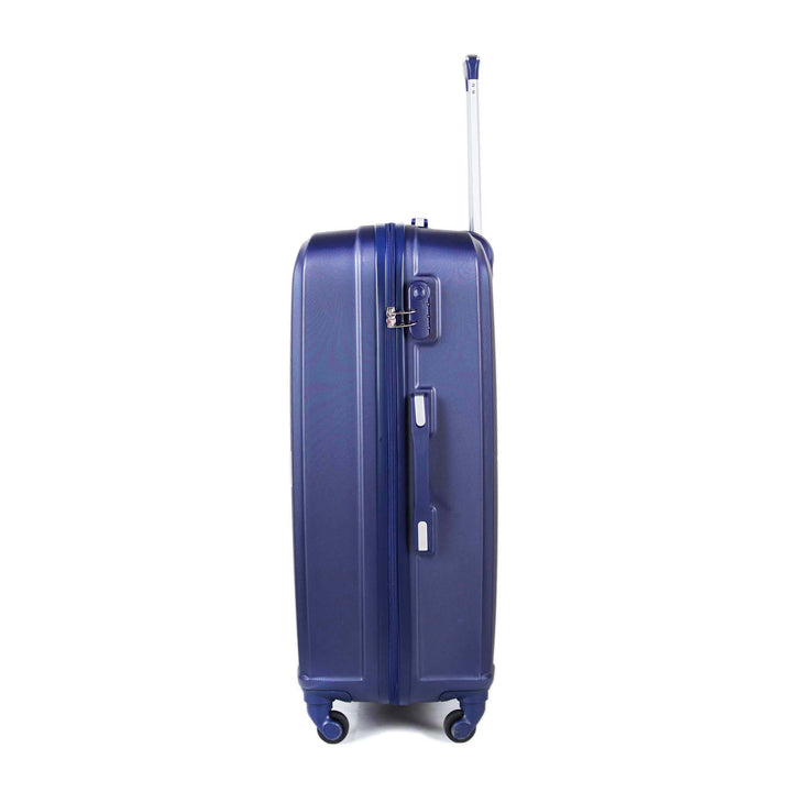 Sky Bird Elegant ABS Luggage Trolley Set 4 Piece, Navy Blue