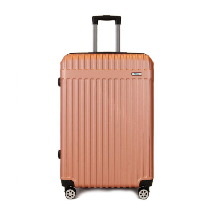 Yinton Chic Hard ABS Luggage Trolley Bag Medium Size 24" inch, Rose