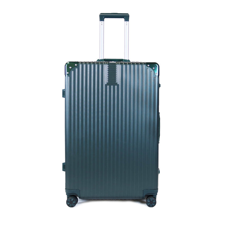 Luggage District Aluminum Frame Ultra-Light Carry-on Small Bag 20inch, Dark Green