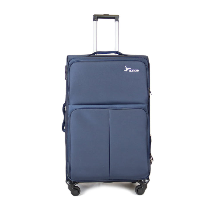 Sky Bird Fabric Luggage Trolley Carry-on Small Bag 20inch, Blue