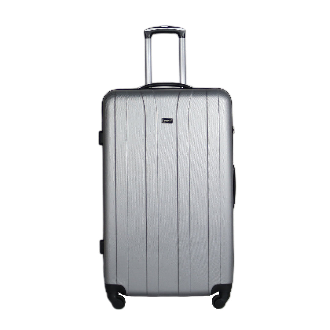 Princess Traveller CUBA Hard ABS Super Lightweight Suitcases Set 3 Pieces Silver