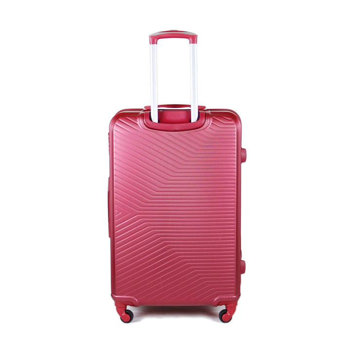 Sky Bird Elegant ABS Luggage Trolley Set 4 Piece, Red