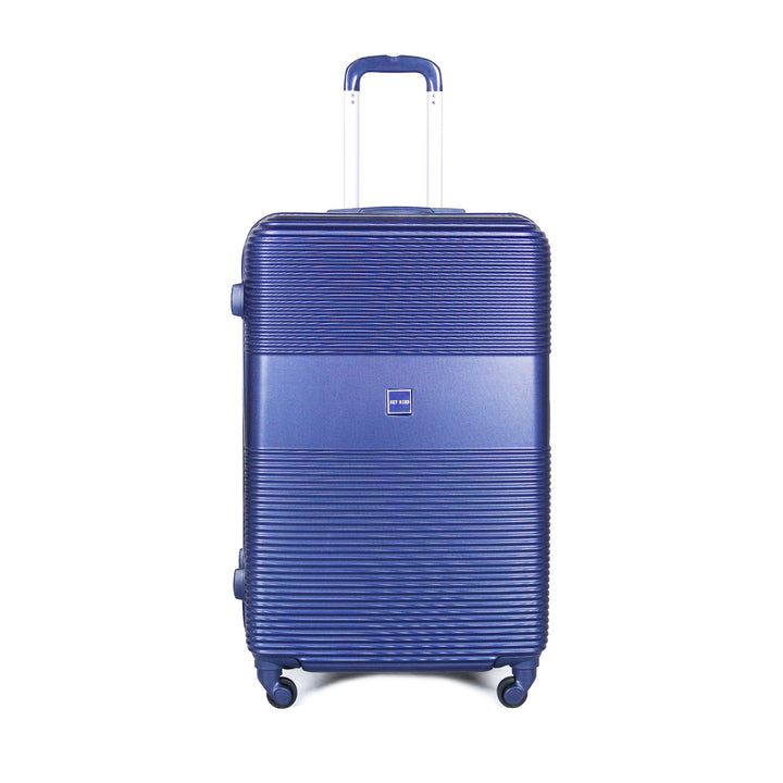 Sky Bird Safari ABS Luggage Trolley Bag 1 Piece Big Size 28" inch With Handbag, Blue