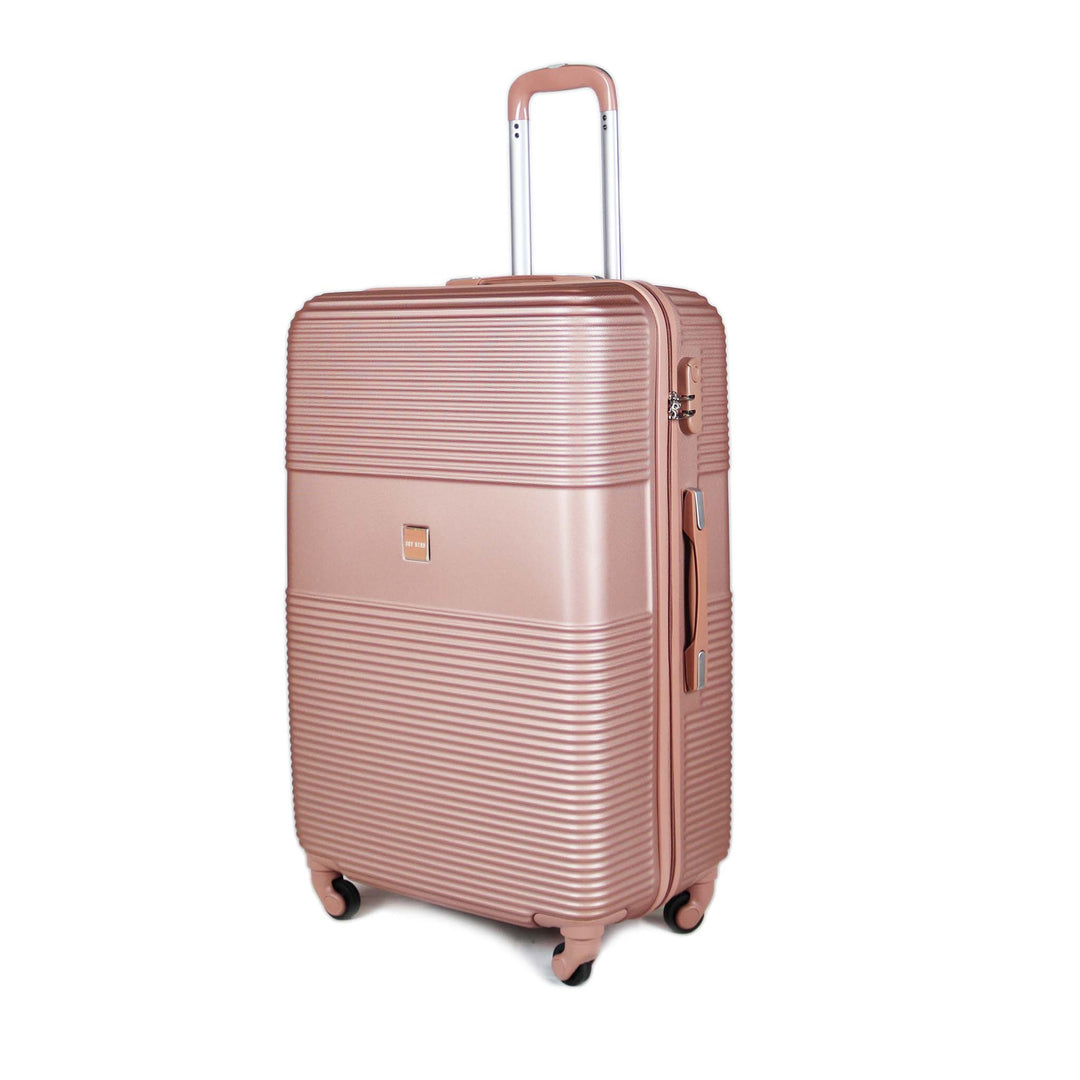 Sky Bird Safari ABS Luggage Trolley Bag 1 Piece Small Size 20" inch, Rose Gold