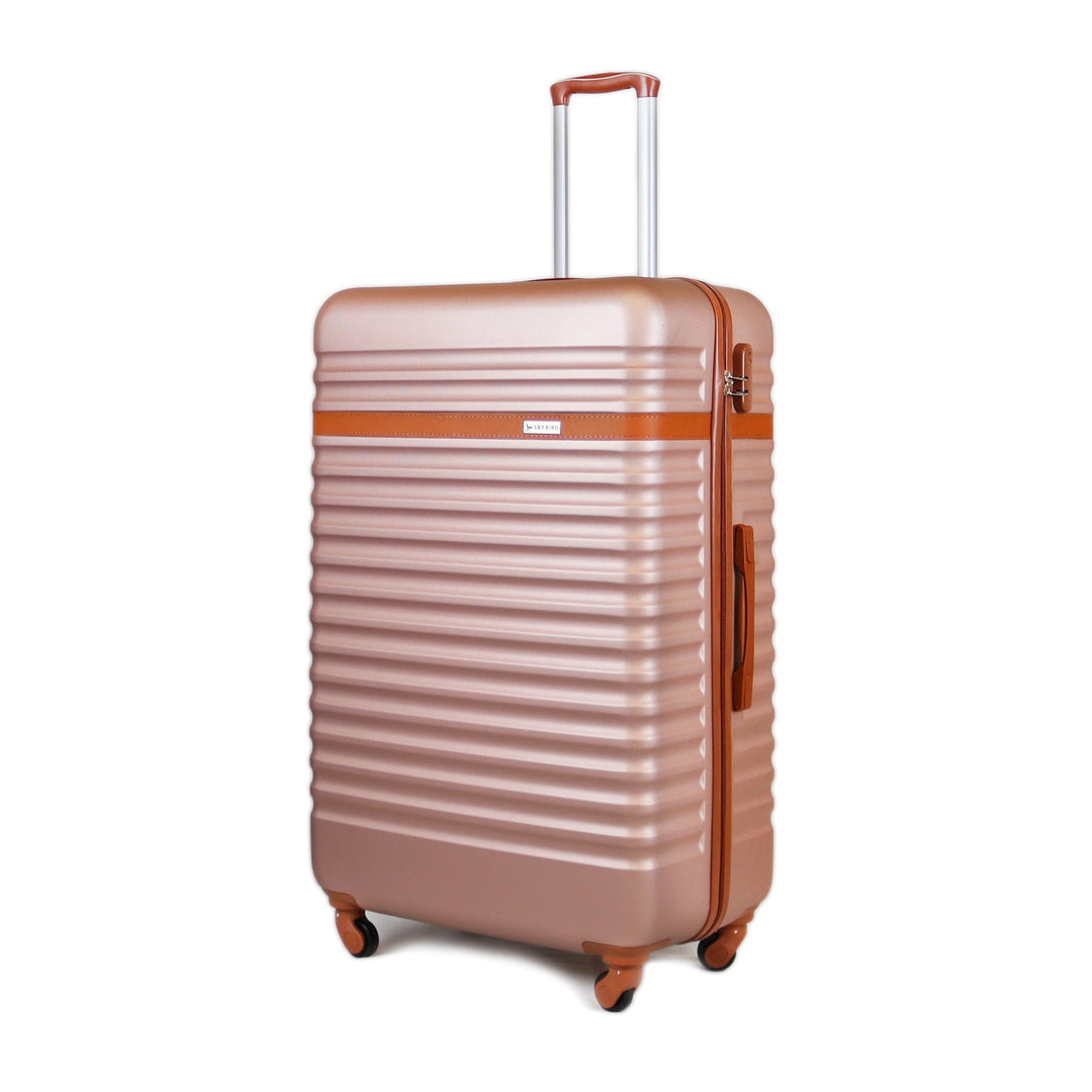 Sky Bird Classic ABS Luggage Trolley Carry-on Small Bag 20inch, Rose Gold
