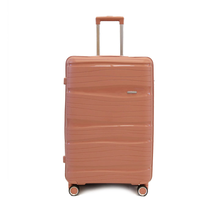 Sky Bird Solid PP Luggage Trolley Bag With TSA Lock Checked-in Size 28 Inch Rose Gold