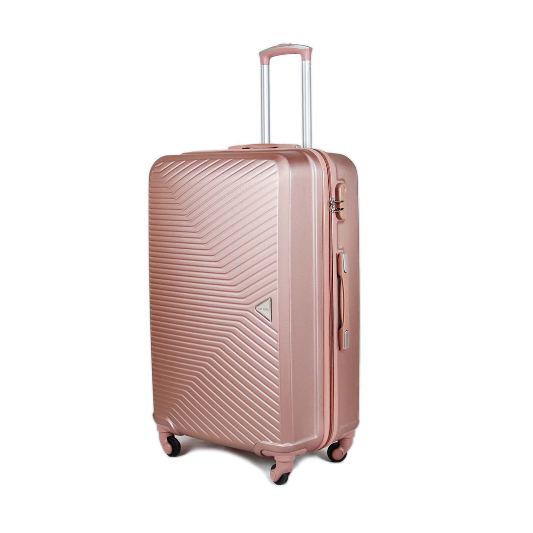 Sky Bird Elegant ABS Luggage Trolley Checked-in Large Bag 28inch, Rose Gold