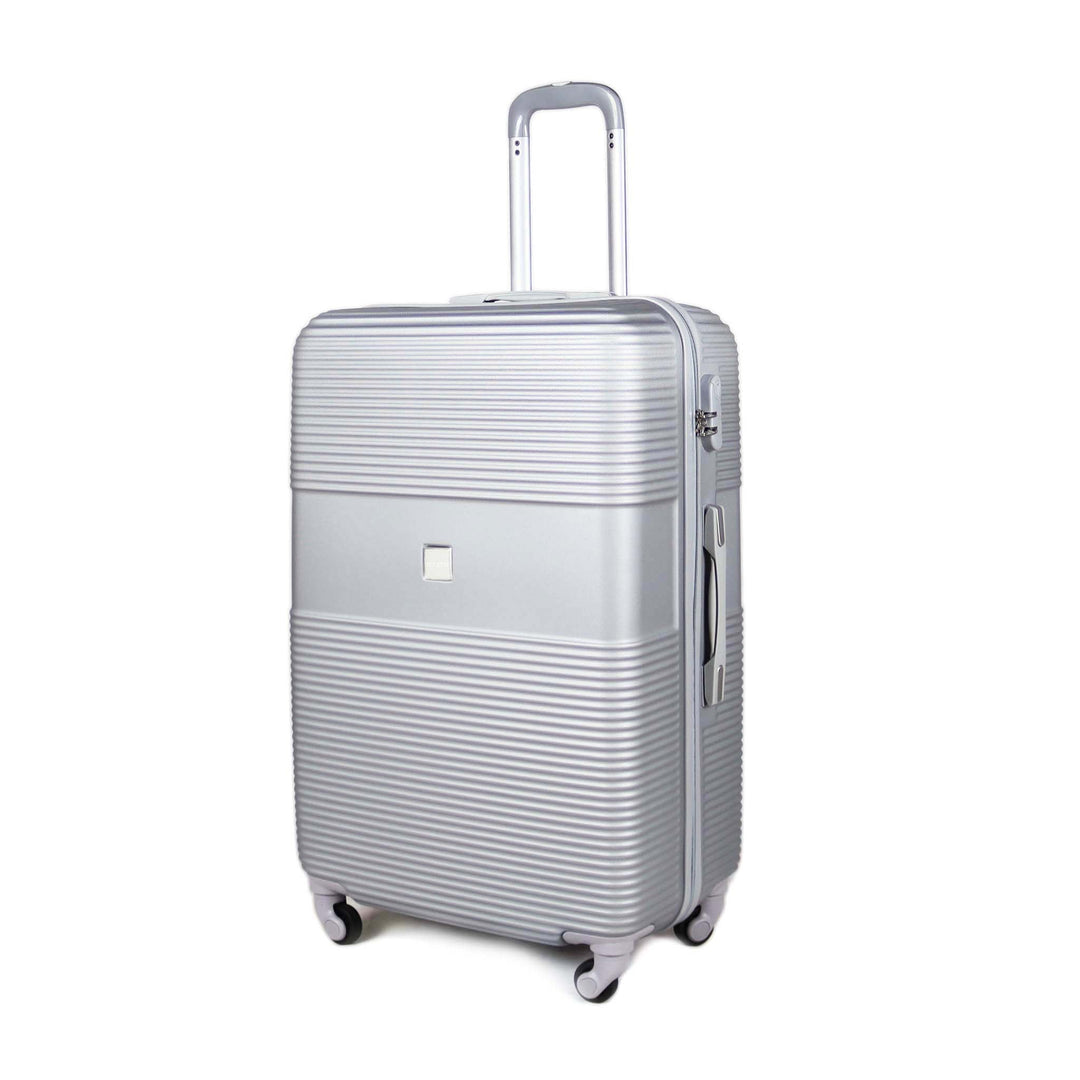 Sky Bird Safari ABS Luggage Trolley Bag 1 Piece Small Size 20" inch, Silver