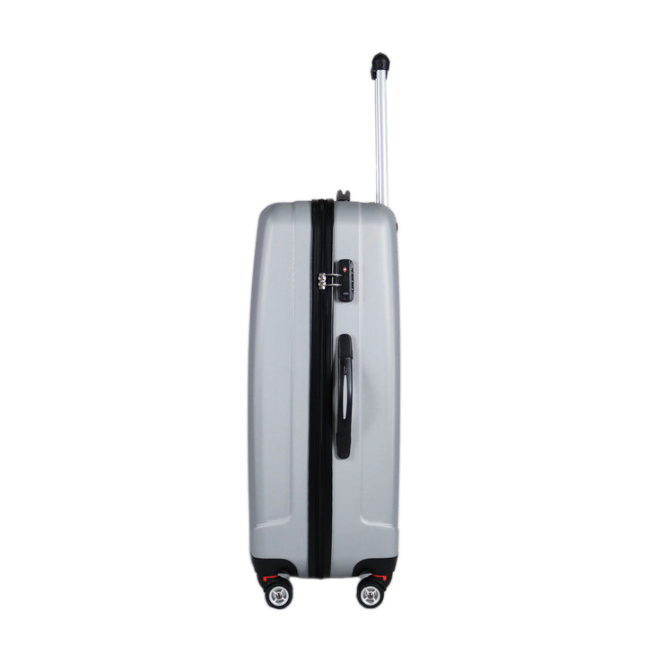 Princess Traveller ARIZONA Hard ABS Deluxe Suitcases Set 2 Pieces Silver