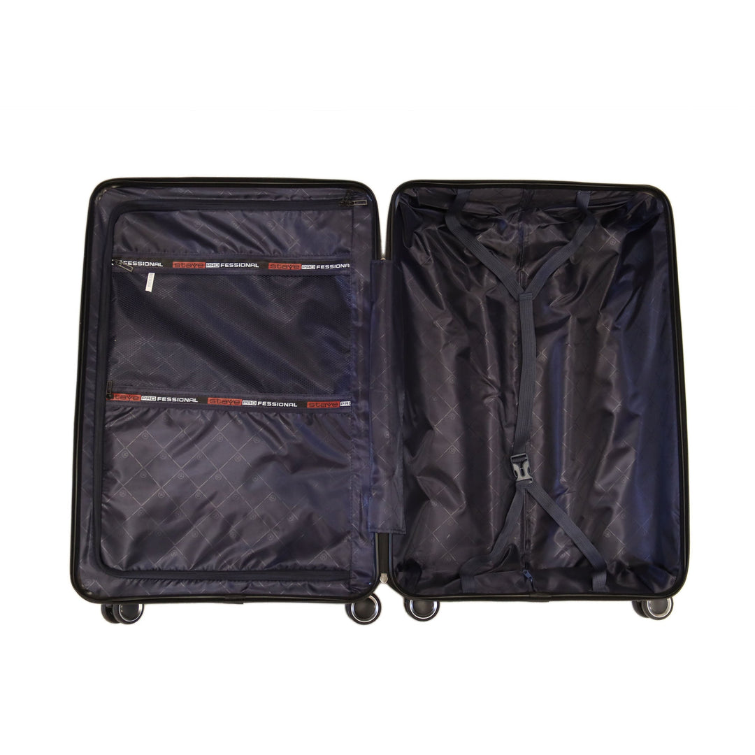 Sky Bird Solid PP Luggage Trolley Bag With TSA Lock Checked-in Size 24 Inch Dark Grey