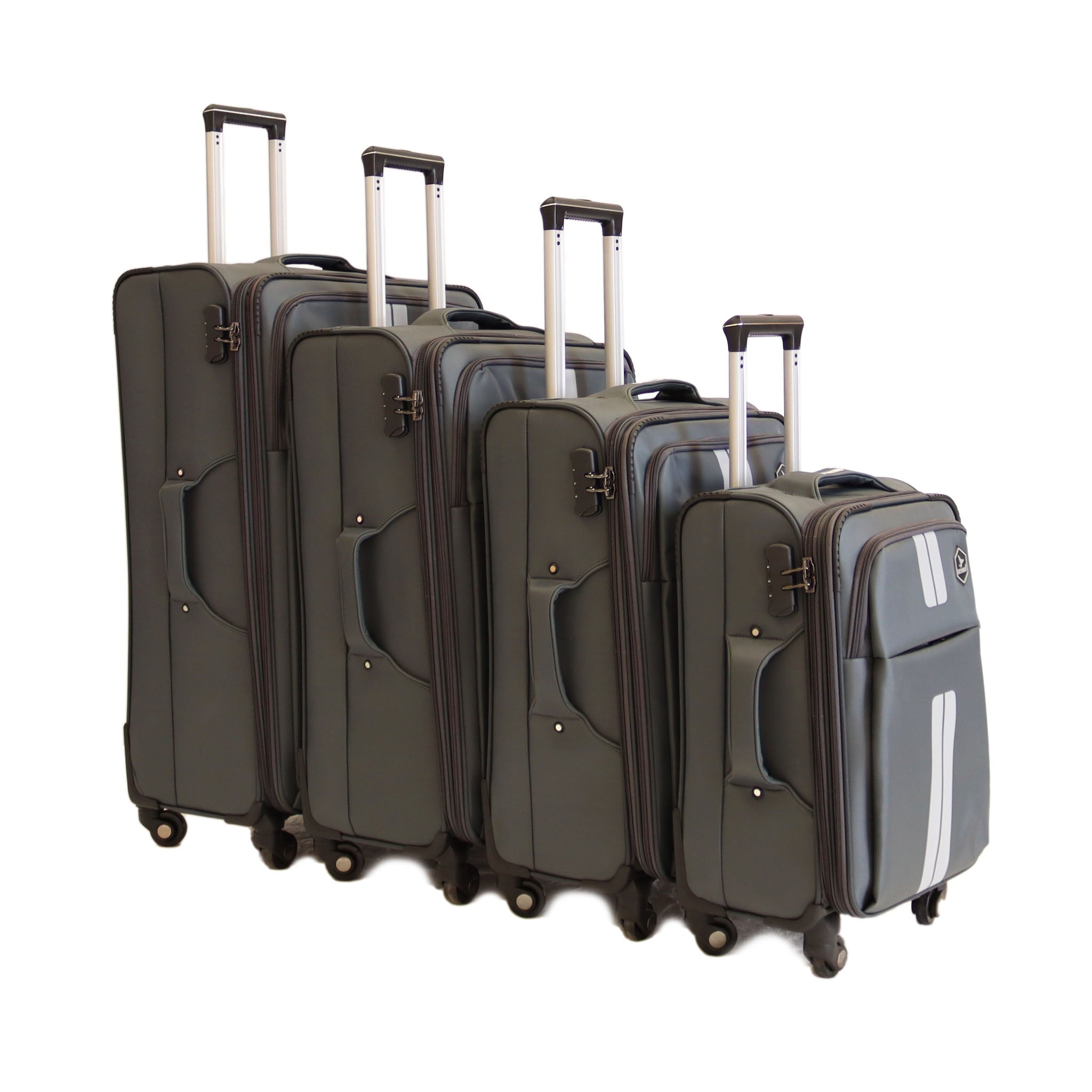 Suitcase Soft Fabric Luggage Travel Trolley Bag Luggage District