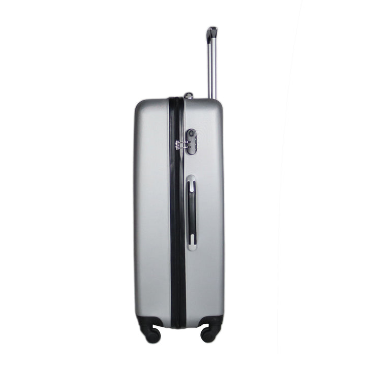 Princess Traveller CUBA Hard ABS Super Lightweight Suitcases Set 3 Pieces Silver