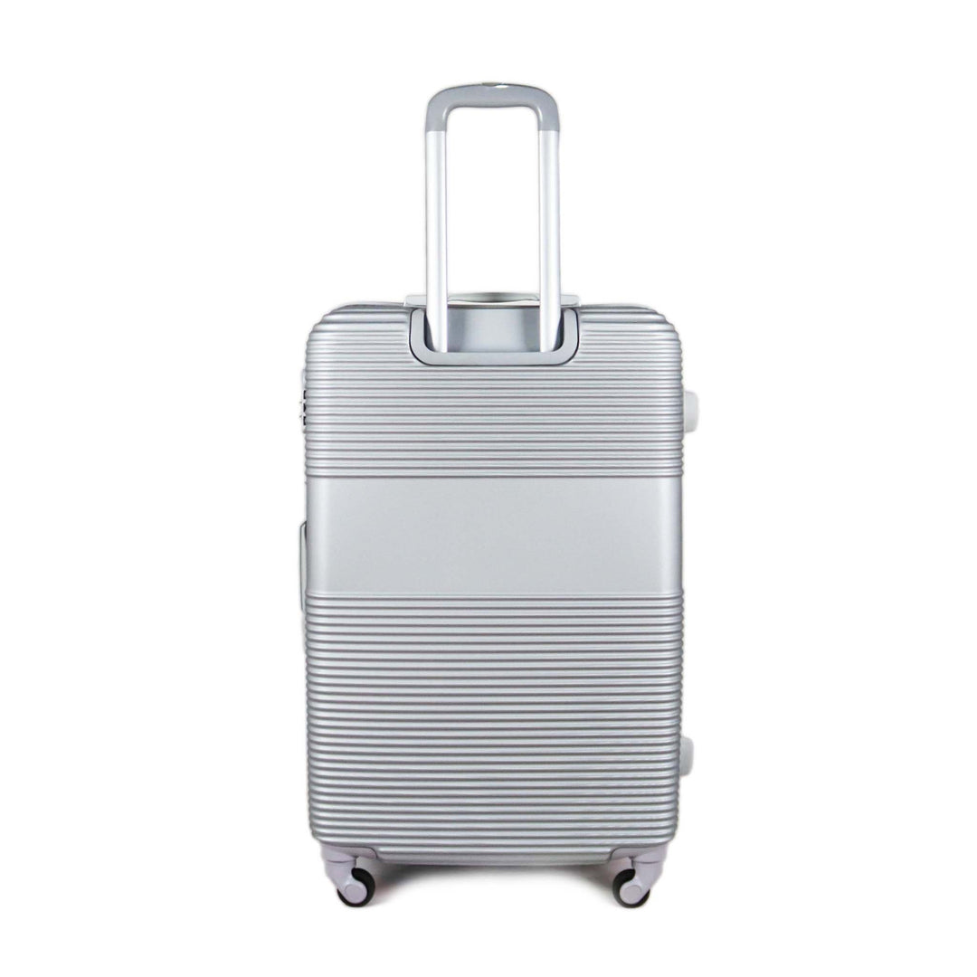 Sky Bird Safari ABS Luggage Trolley Bag 1 Piece Big Size 28" inch With Handbag, Silver