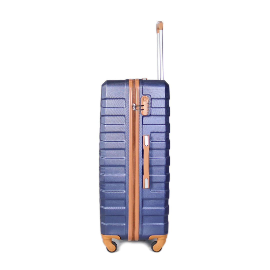 Sky Bird Traveler 4-Piece ABS Luggage Trolley Set Blue
