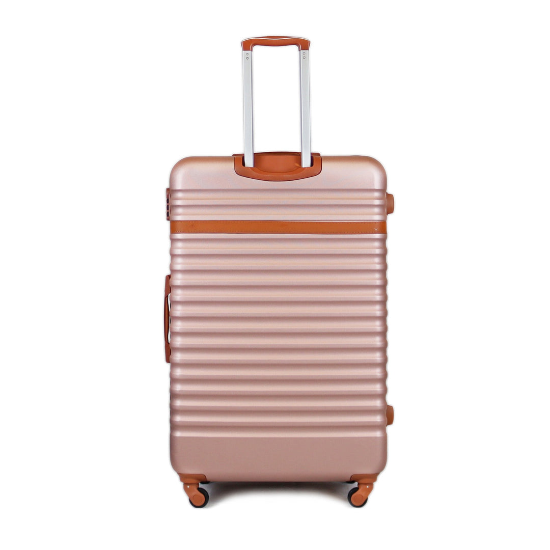 Sky Bird Classic ABS Luggage Trolley Checked-in Medium Bag 24inch, Rose Gold