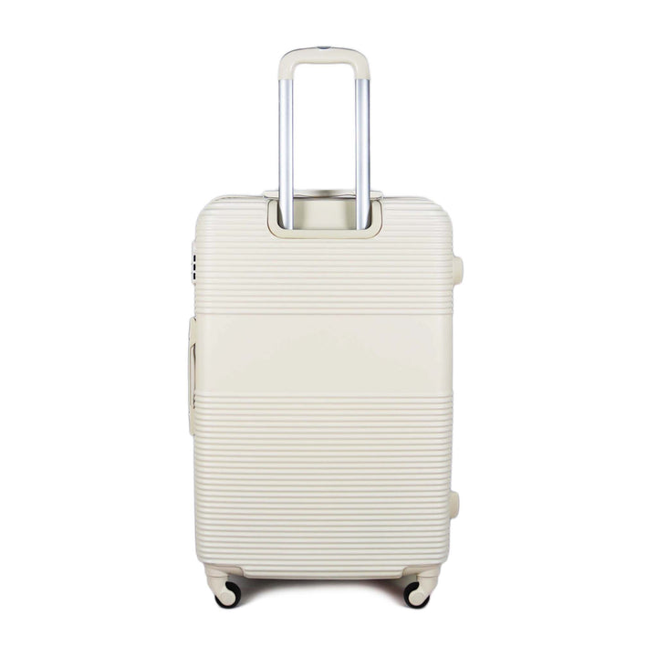Sky Bird Safari ABS Luggage Trolley Bag 1 Piece Small Size 20" inch, Milky White