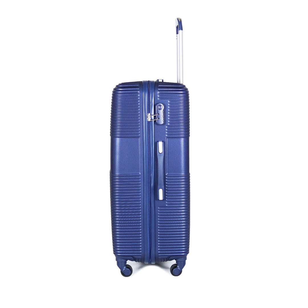 Sky Bird Safari ABS Luggage Trolley Bag 1 Piece Medium Size 24" inch, Blue