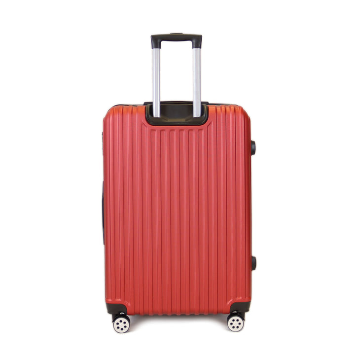 Yinton Chic Hard ABS Luggage Trolley Bag Medium Size 24" inch, Red