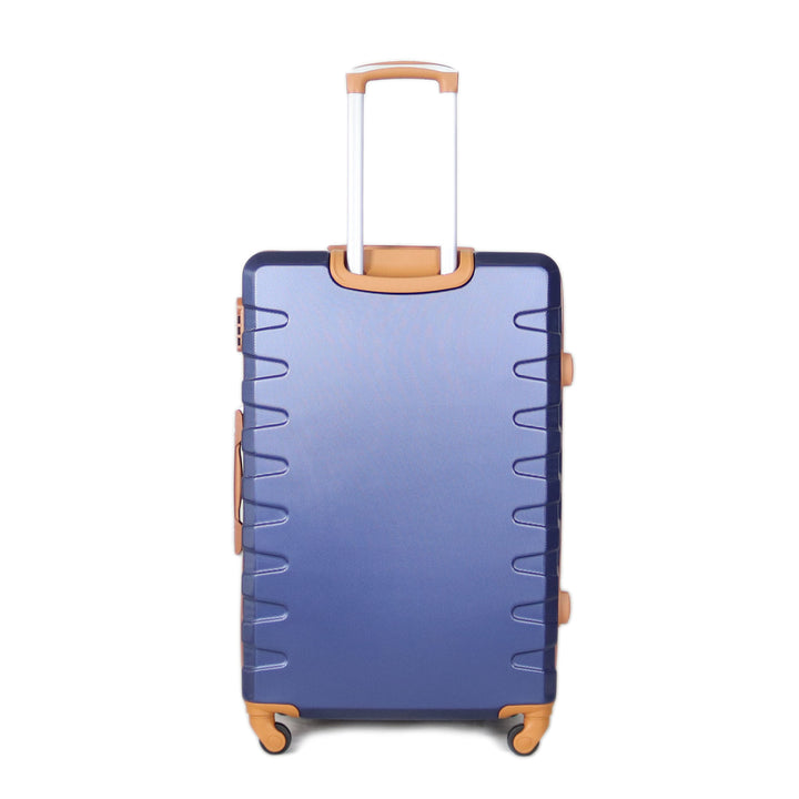 Sky Bird Traveler 4-Piece ABS Luggage Trolley Set Blue