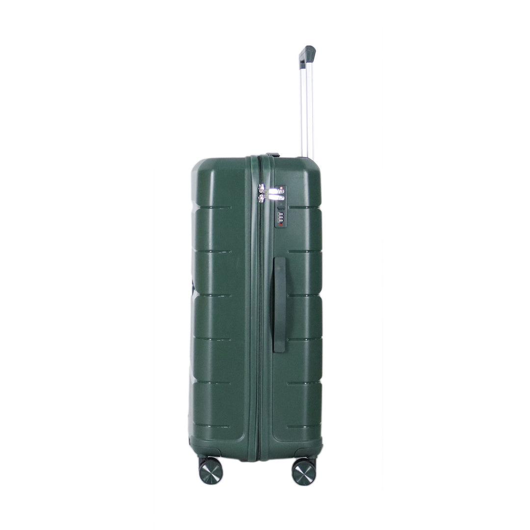 Sky Bird PP Luggage Trolley Checked-in Medium Bag Size 24inch, Dark Green