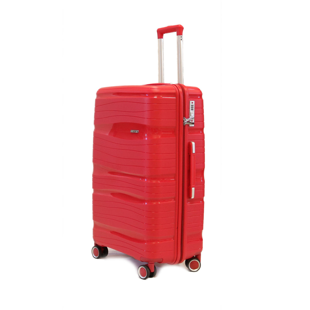 Sky Bird Solid PP Luggage Trolley Bag With TSA Lock Carry-on Size 20 Inch Red